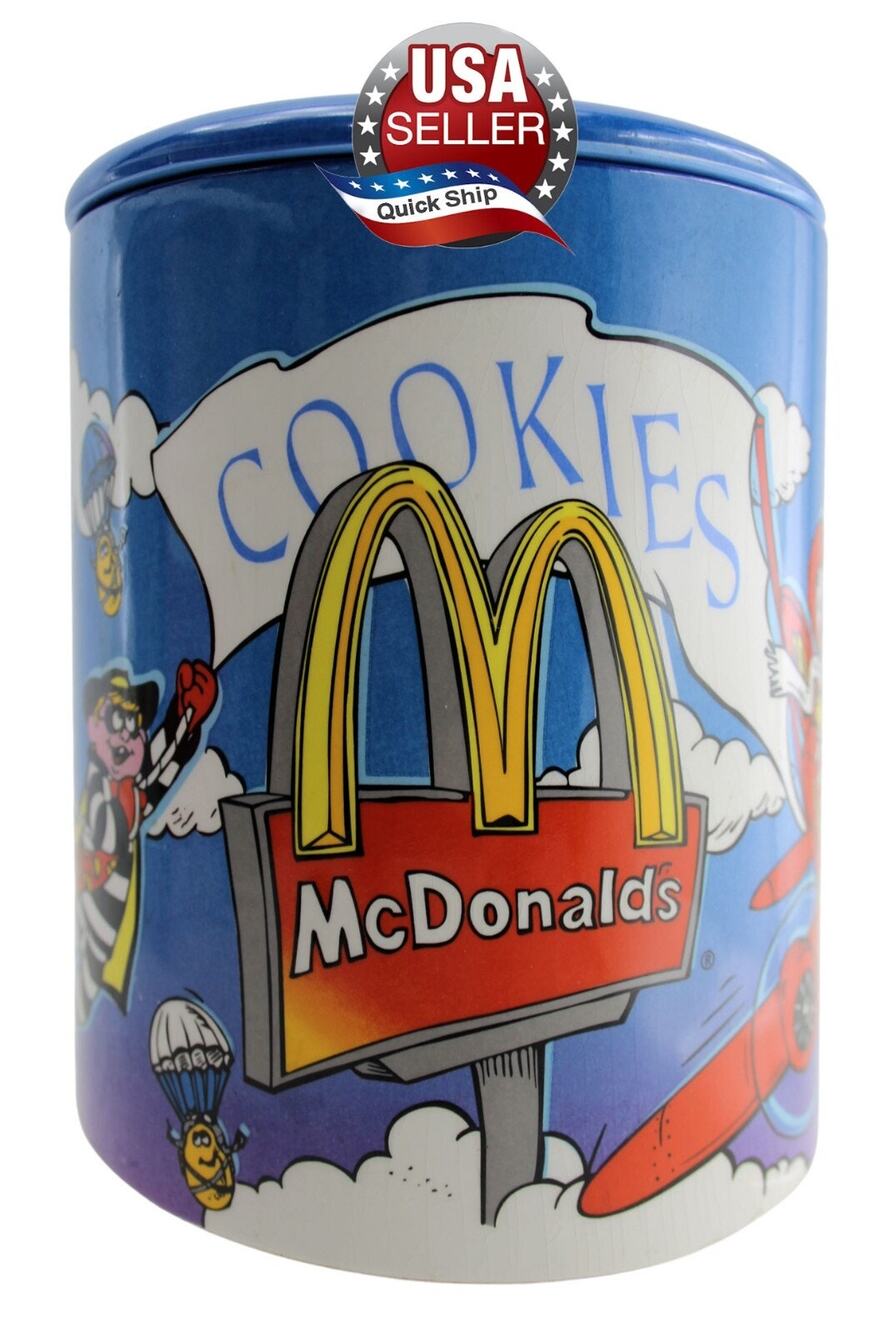 VTG McDonald’s Cookie Jar •Ronald McDonald •Hamburgler •Grimace •Birdie •Nuggets
